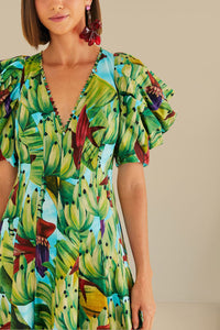 Robe longue Banana Pingo - Vert
