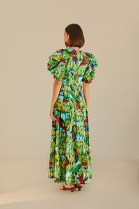 Robe longue Banana Pingo - Vert