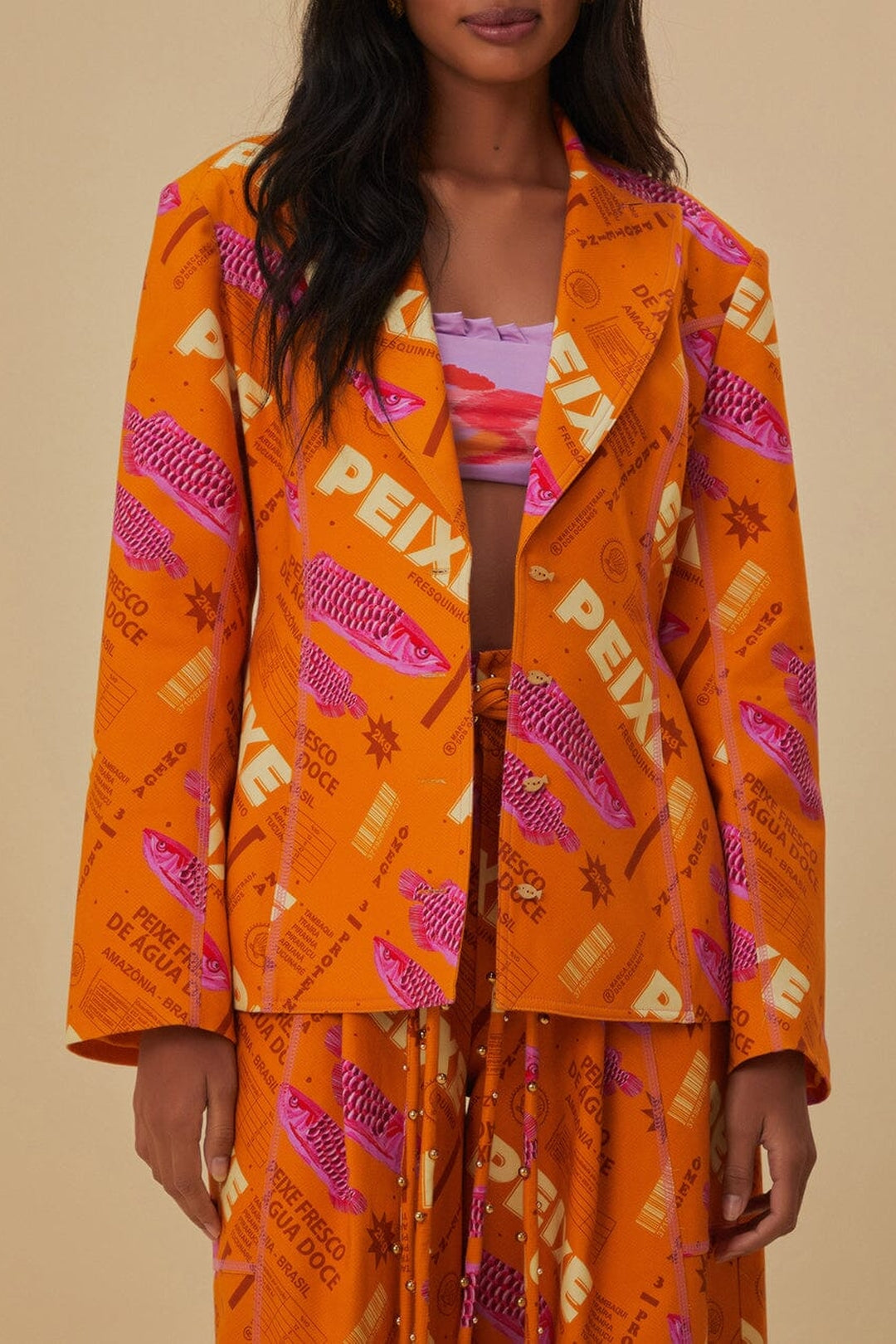 DJV_Fresh Fish Orange Vestes & Manteaux - Fresh Fish Orange