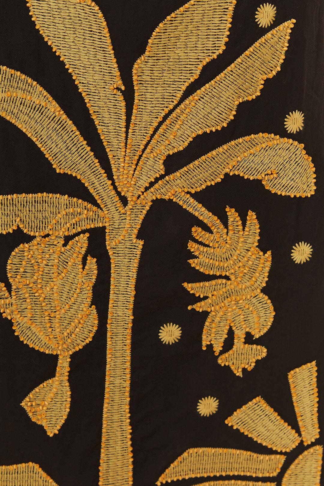 MEDIA OFF LINE_Robe Tie Banana Tree en lin - Noir