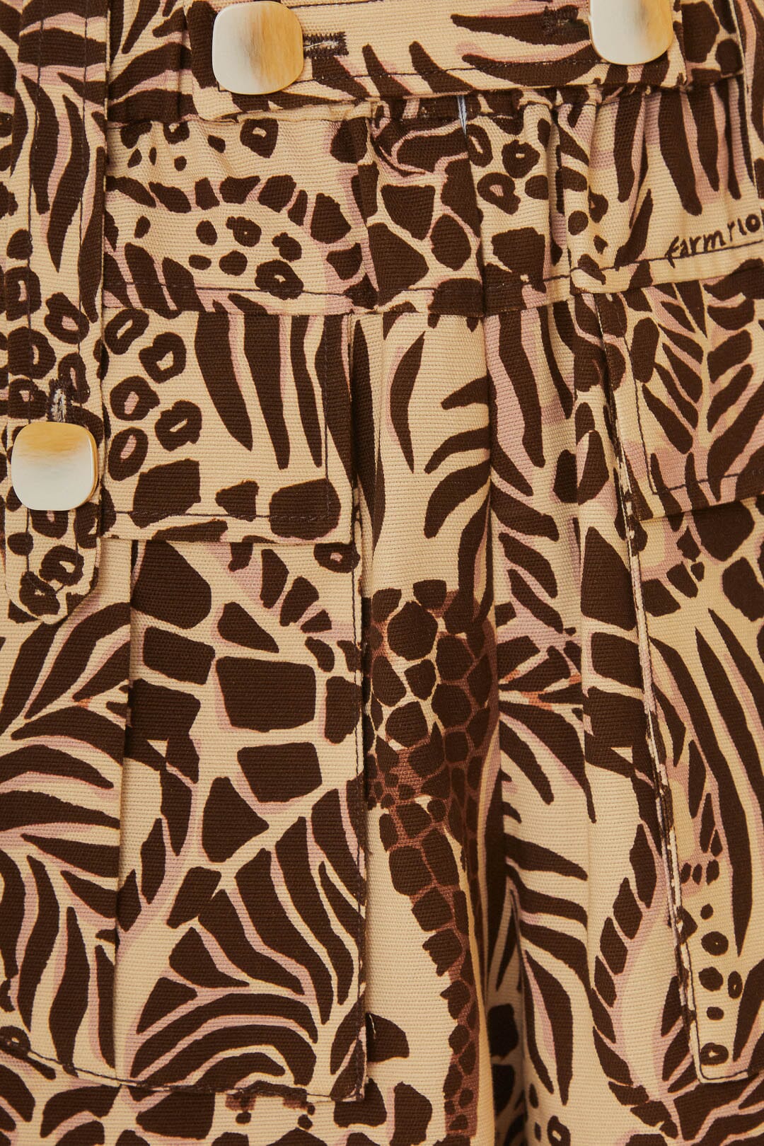 Safari Sand shorts in cotton - Brown