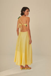 NEW_Yellow Robes midi - Yellow