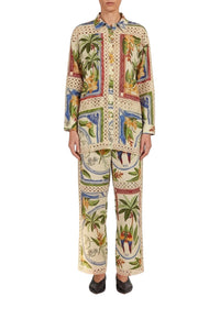 DJV_Tropical Destination Off White Chemises & Blouses - Tropical Destination Off White