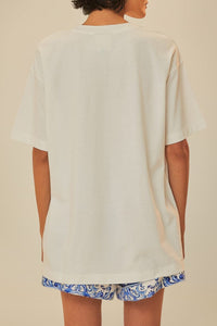 DJV_Off White Tops & T-Shirts - Off White