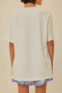 T-shirt Copacabana en coton - Blanc