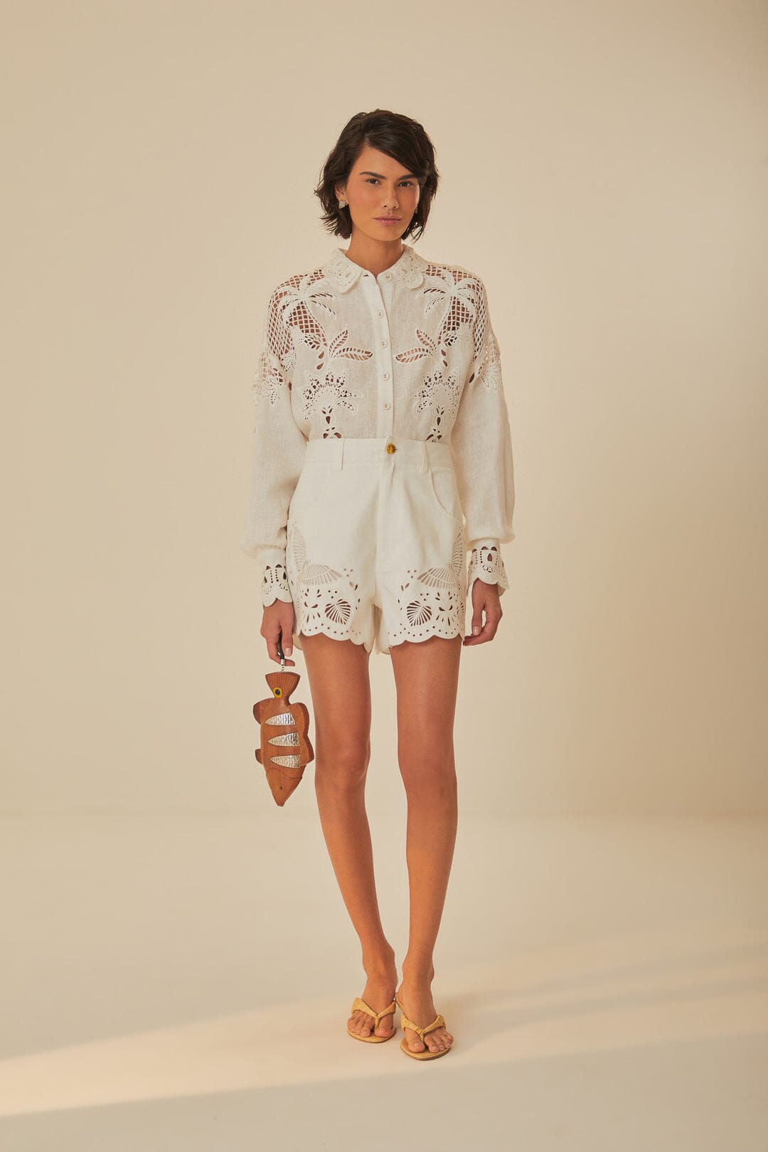 NEW_White Jupes & Shorts - White