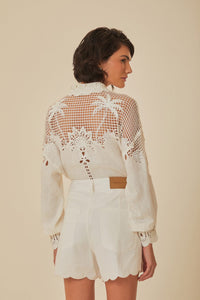 NEW_White Jupes & Shorts - White