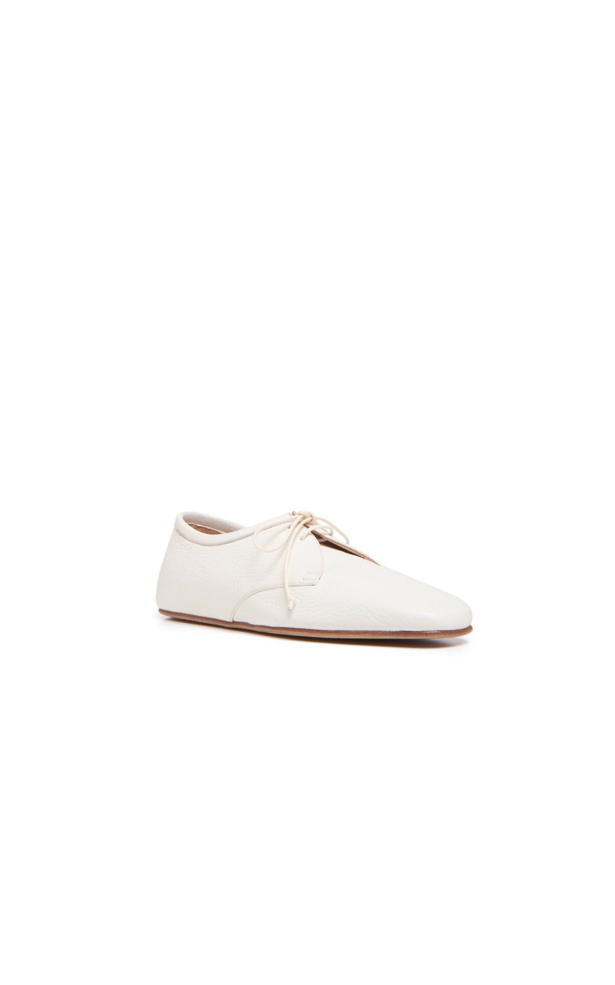 Luca Shoe en crème cervo deerskin cuir