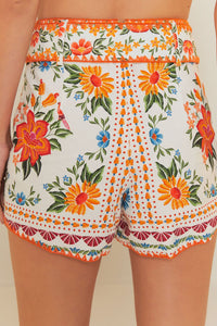 DJV_Bloom Garden Off White Jupes & Shorts - Bloom Garden Off White
