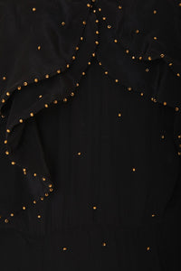 Off-the-shoulder midi dress - Black