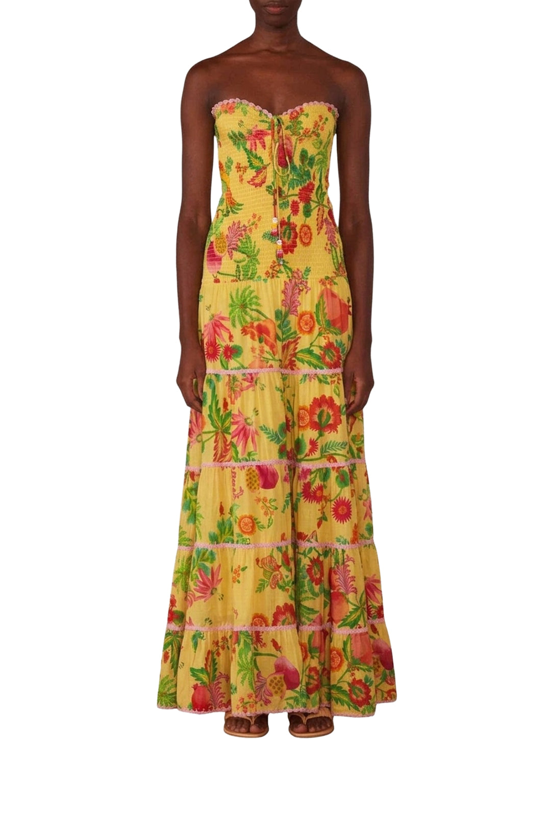 DJV_Fruit Garden Yellow Robes longues - Fruit Garden Yellow