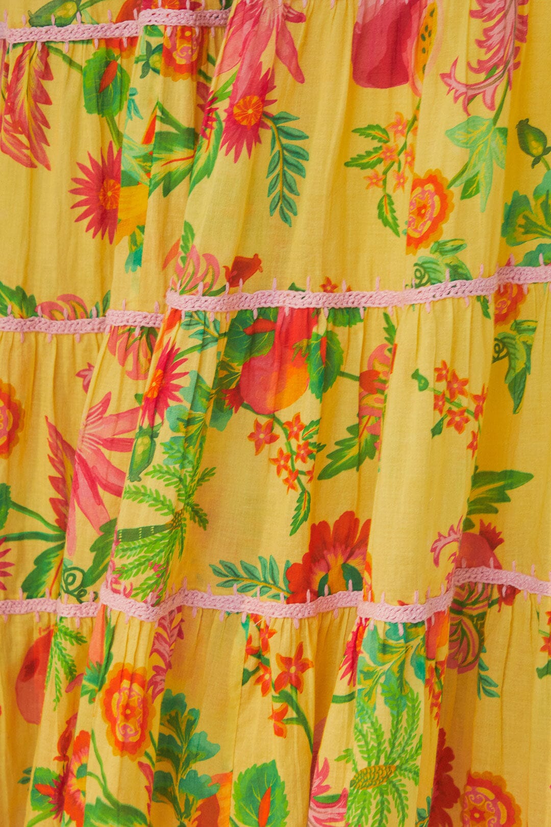DJV_Fruit Garden Yellow Robes longues - Fruit Garden Yellow
