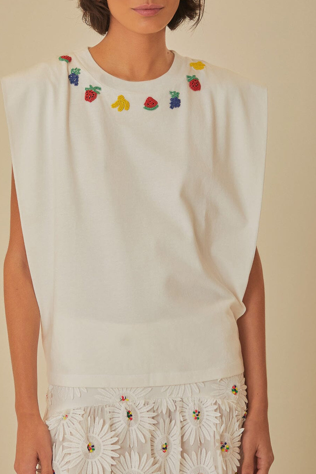 DJV_White Tops & T-Shirts - White