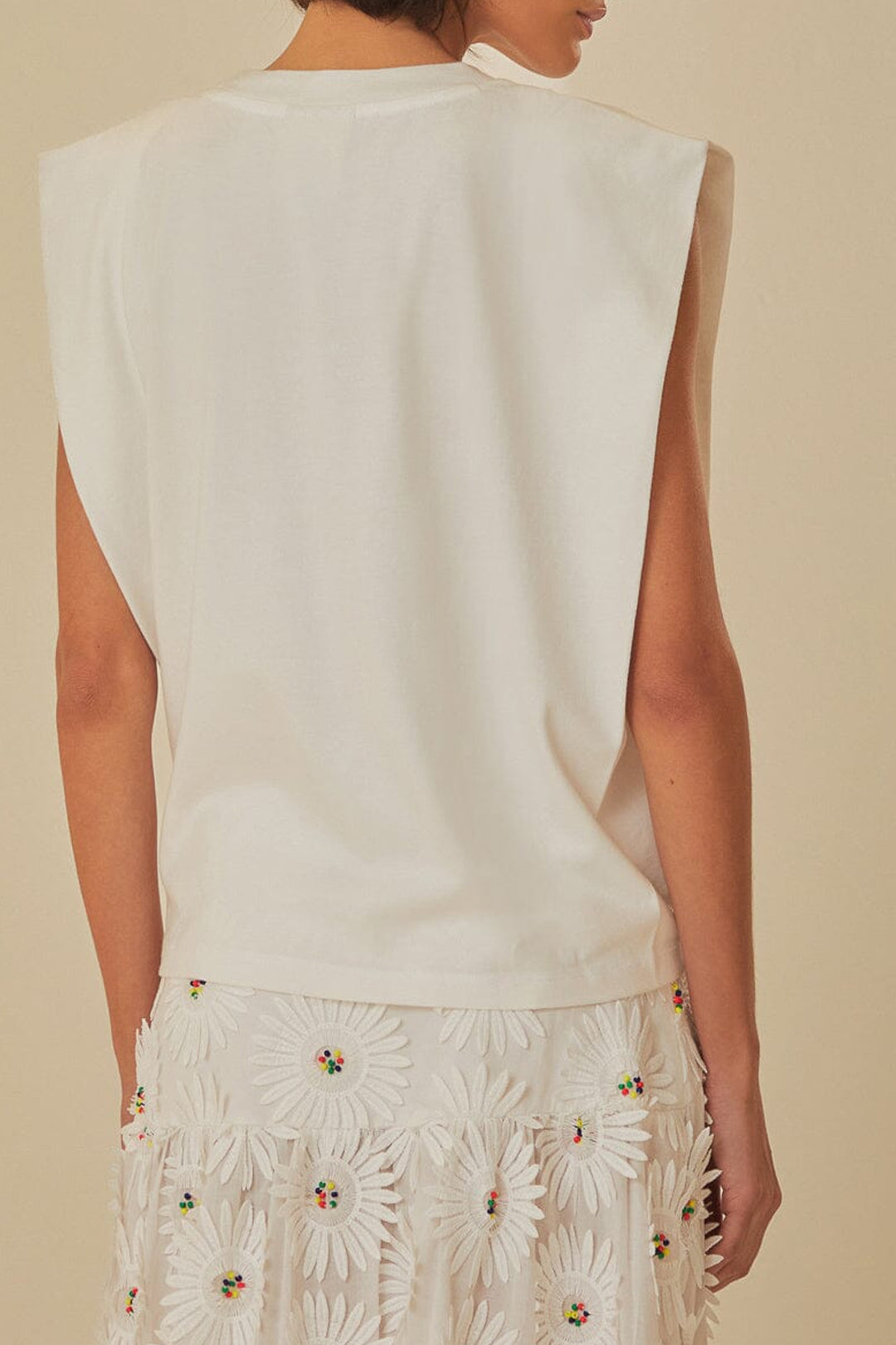 DJV_White Tops & T-Shirts - White