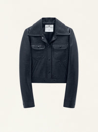 BLOUSON VINYLE TRUCKER-38