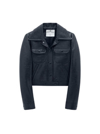 PRIX MARQUE : 250 / BLOUSON VINYLE TRUCKER-38