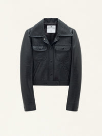 BLOUSON VINYLE TRUCKER-34
