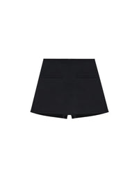 Jupe double en laine - Black