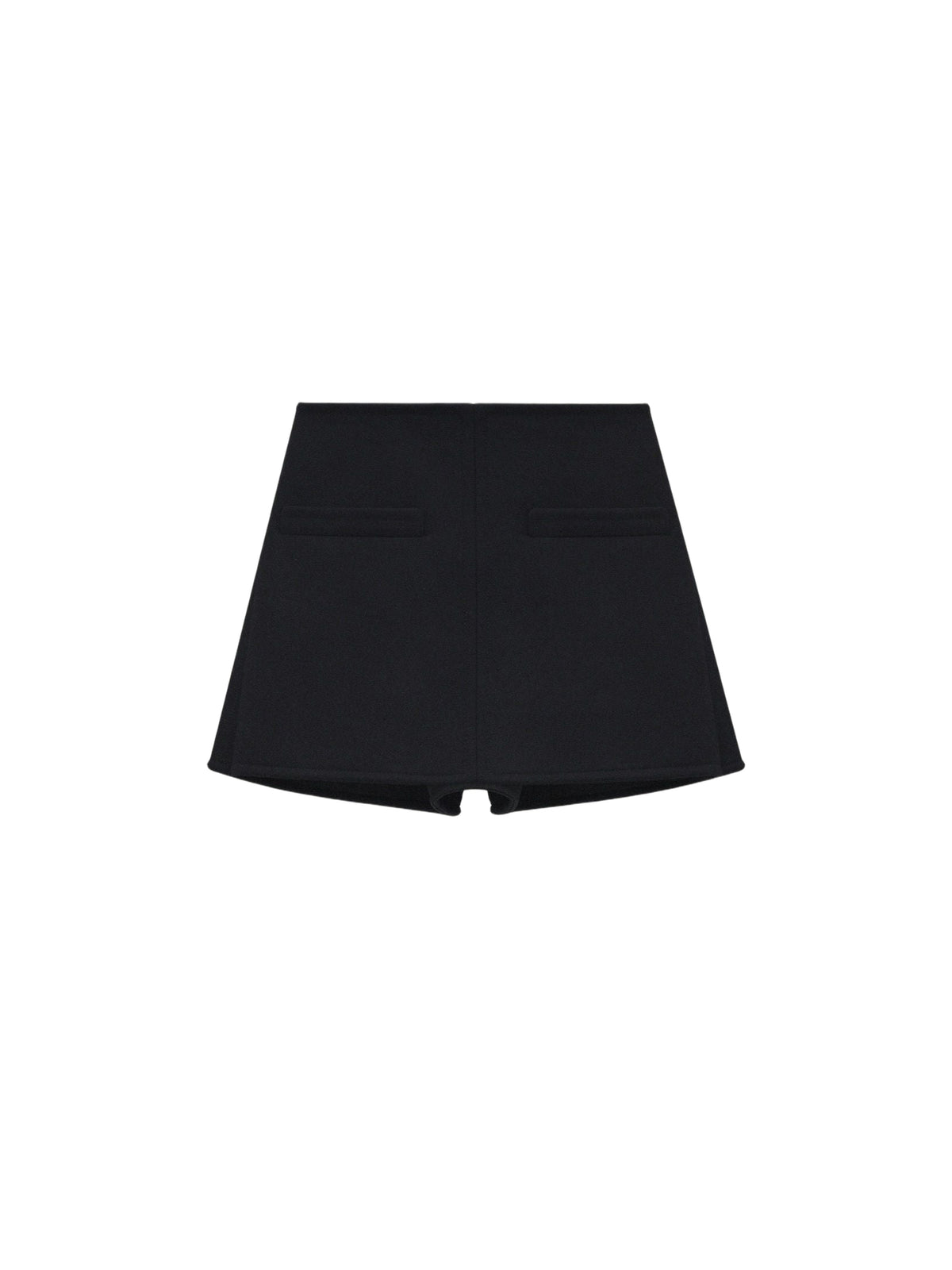 Jupe double en laine - Black