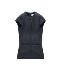 Hirondelle vinyl dress - Navy