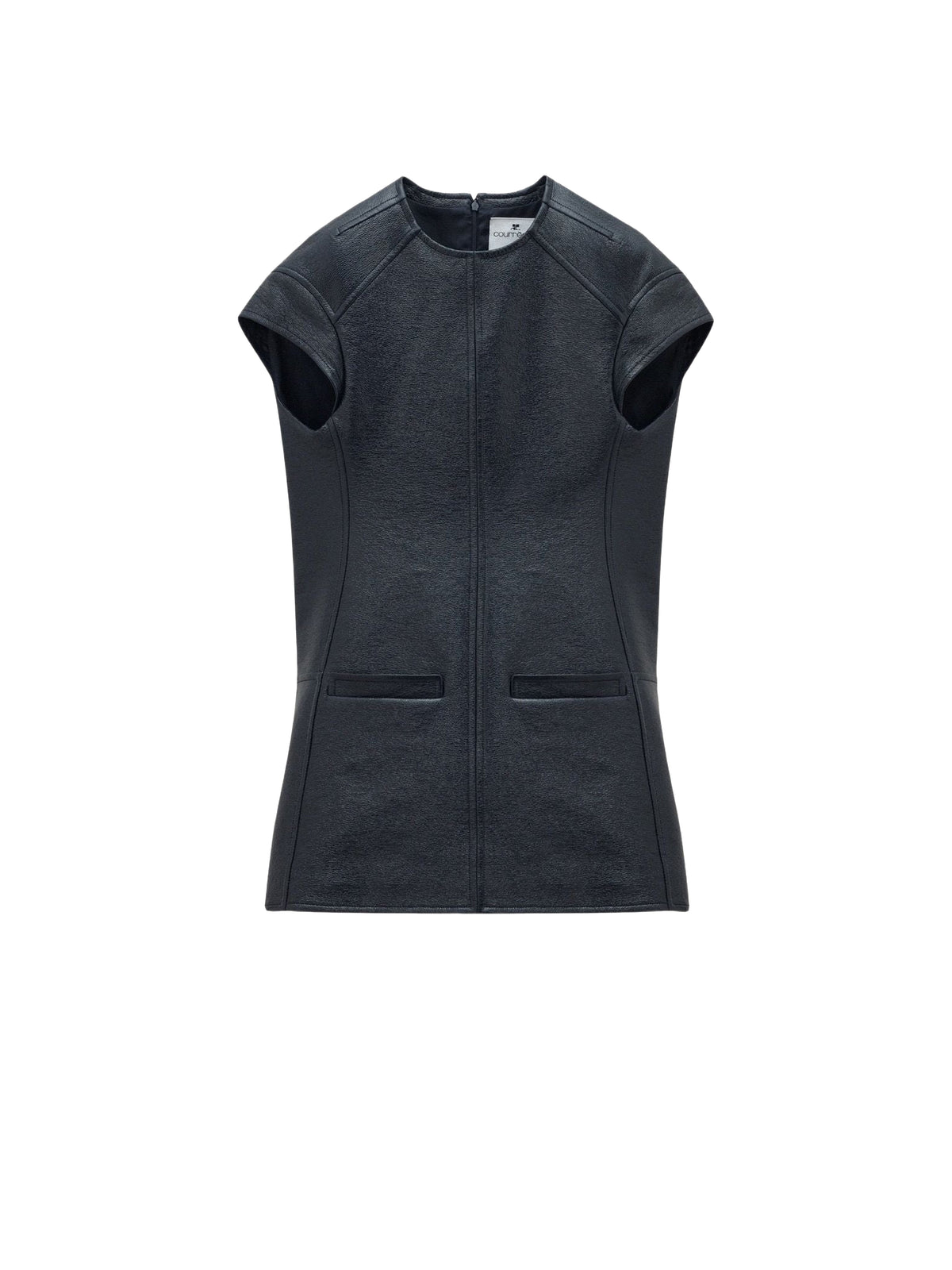 Hirondelle vinyl dress - Navy