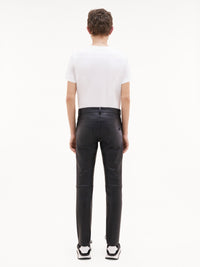 PANTALON CAPSULE EN CUIR