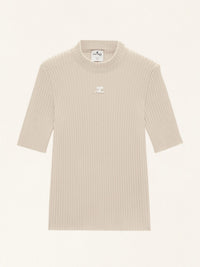 PRIX MARQUE : 120 / PULL MANCHES COURTES EN MAILLE