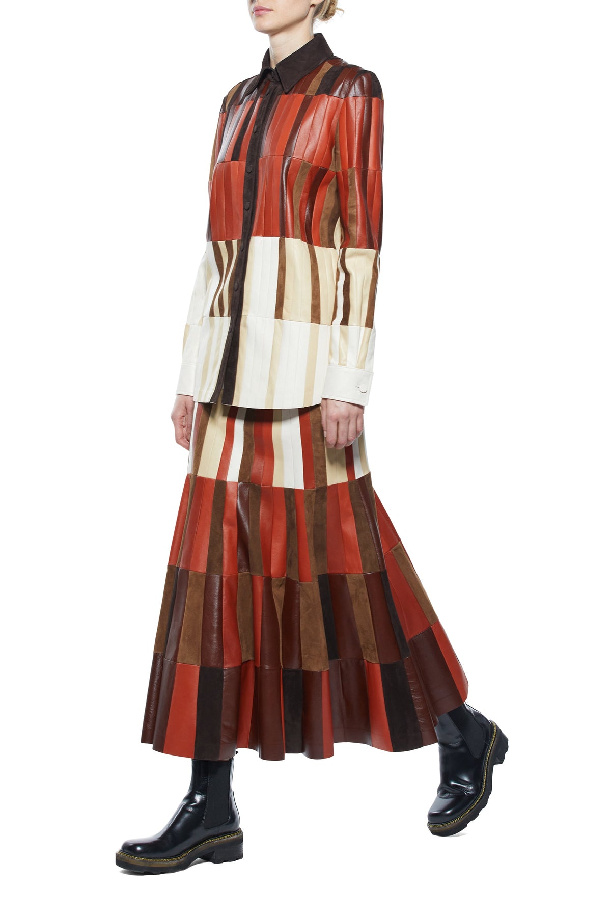 Red Clay / Chemise Campos en cuir - Red Clay