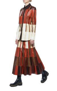 Red Clay / Chemise Campos en cuir - Red Clay