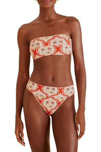 MEDIA OFF LINE_Bas de bikini Summer Beach - Rouge