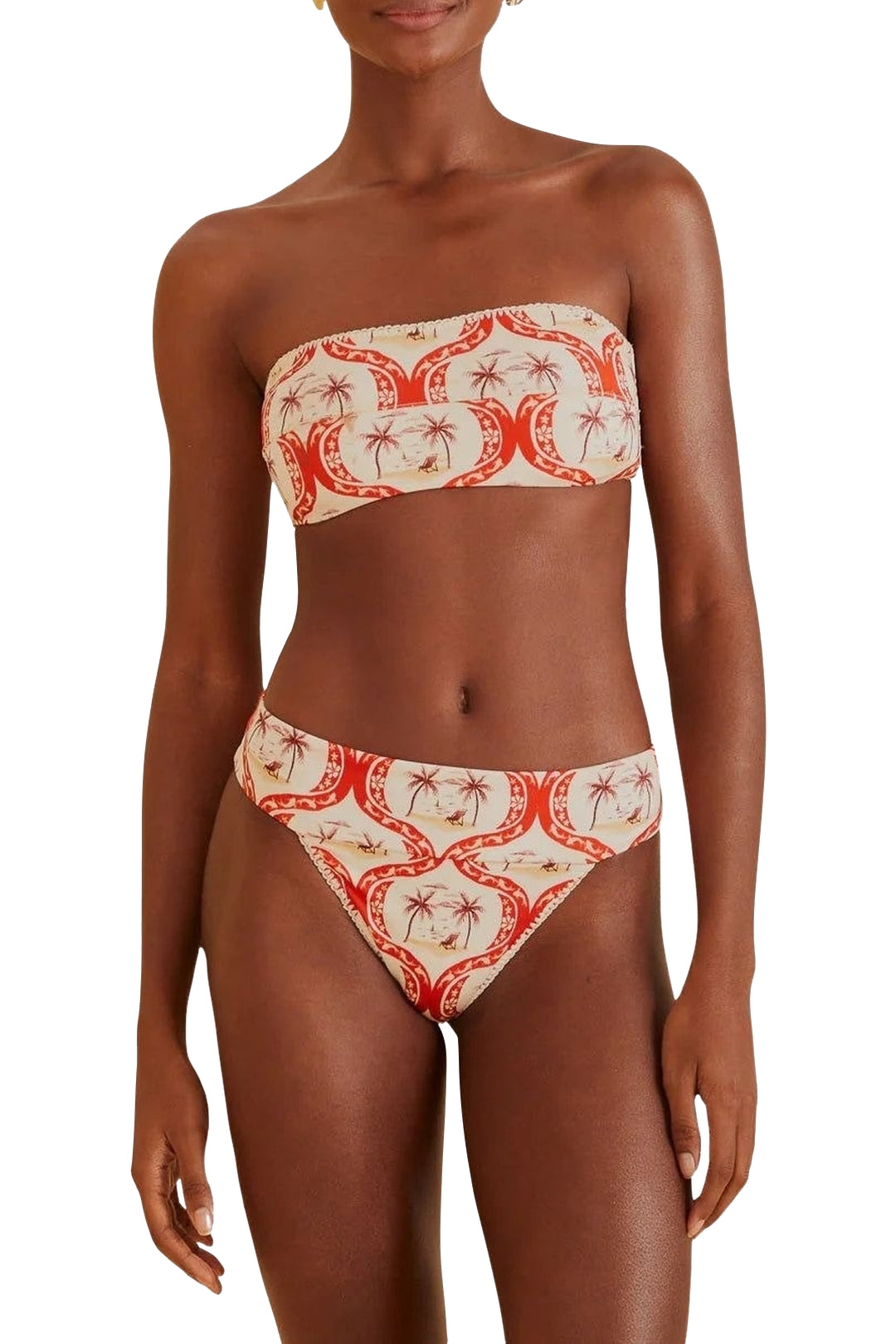 MEDIA OFF LINE_Bas de bikini Summer Beach - Rouge
