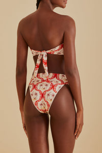 MEDIA OFF LINE_Bas de bikini Summer Beach - Rouge