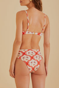 Haut de bikini triangle Summer Beach - Rouge