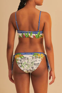 Haut de bikini Tropical Destination - Blanc