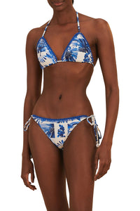 Haut de bikini Garden - Bleu