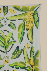 NEW_Summer Foliage Scarf Blue Accessoires - Summer Foliage Scarf Blue