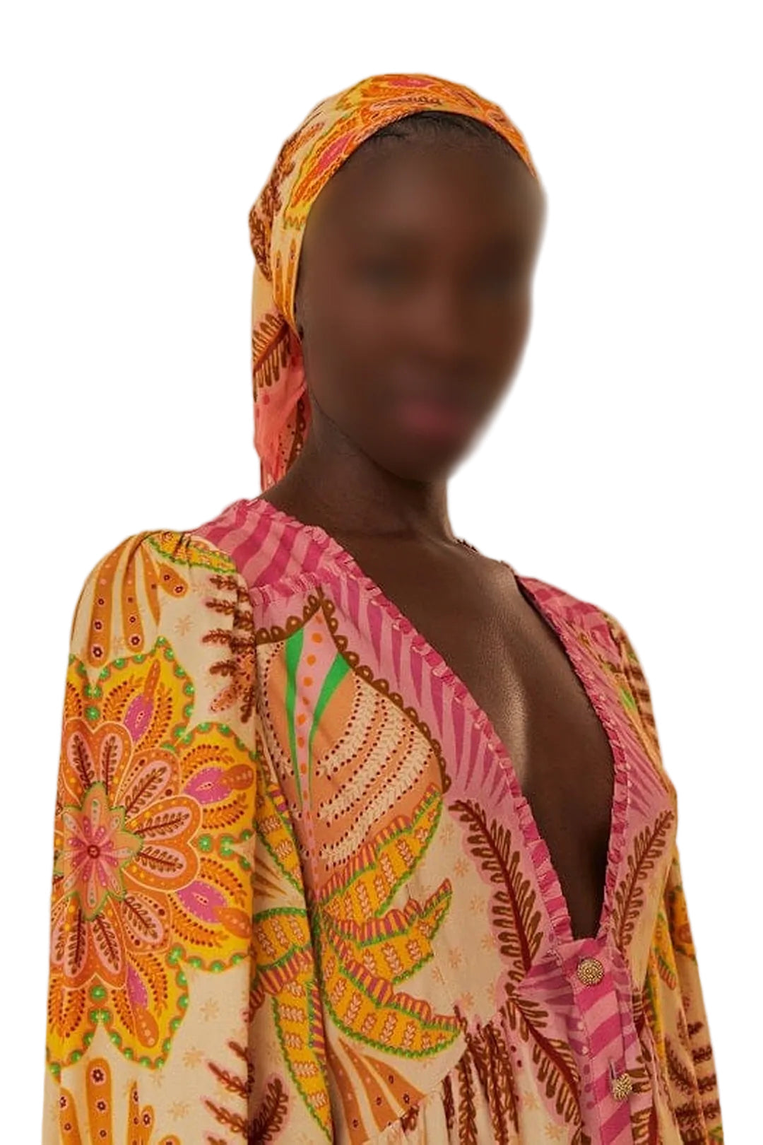 DJV_Palm Scarf Sand Accessoires - Palm Scarf Sand