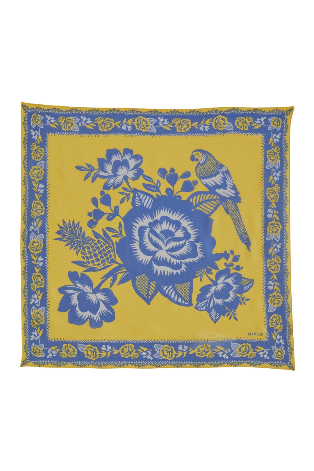 Foulard Gardem imprimé - Jaune