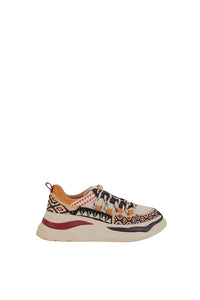 Apolo patterned trainers - White