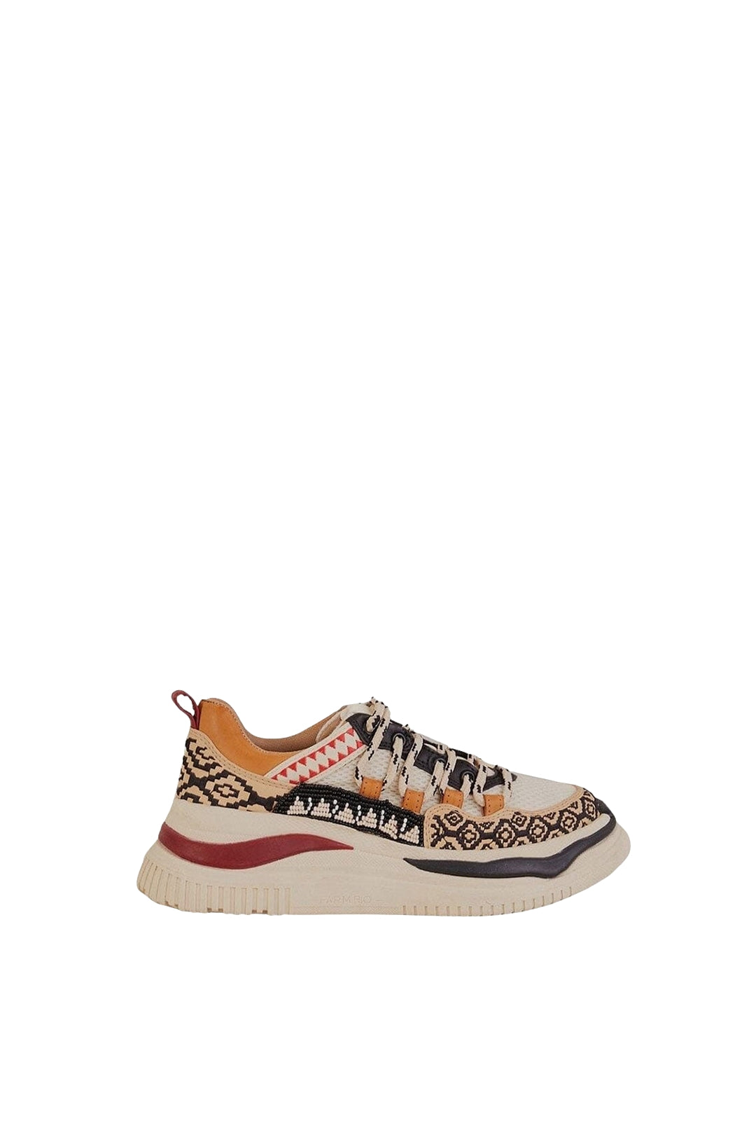 Apolo patterned trainers - White
