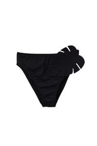 Bas de bikini taille haute - Noir