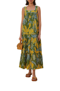 DJV_Foliage Sketch Green Robes longues - Foliage Sketch Green
