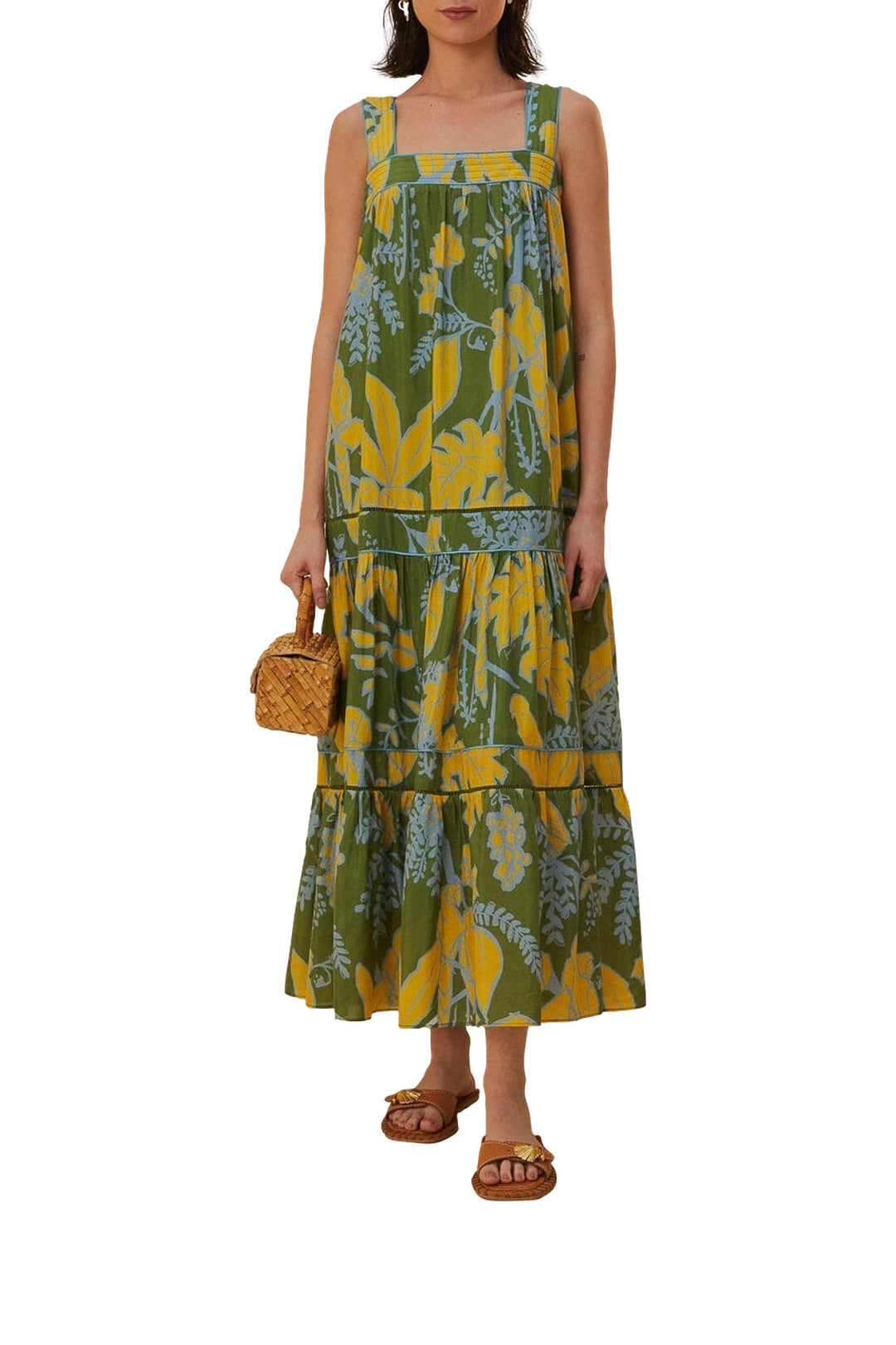 DJV_Foliage Sketch Green Robes longues - Foliage Sketch Green
