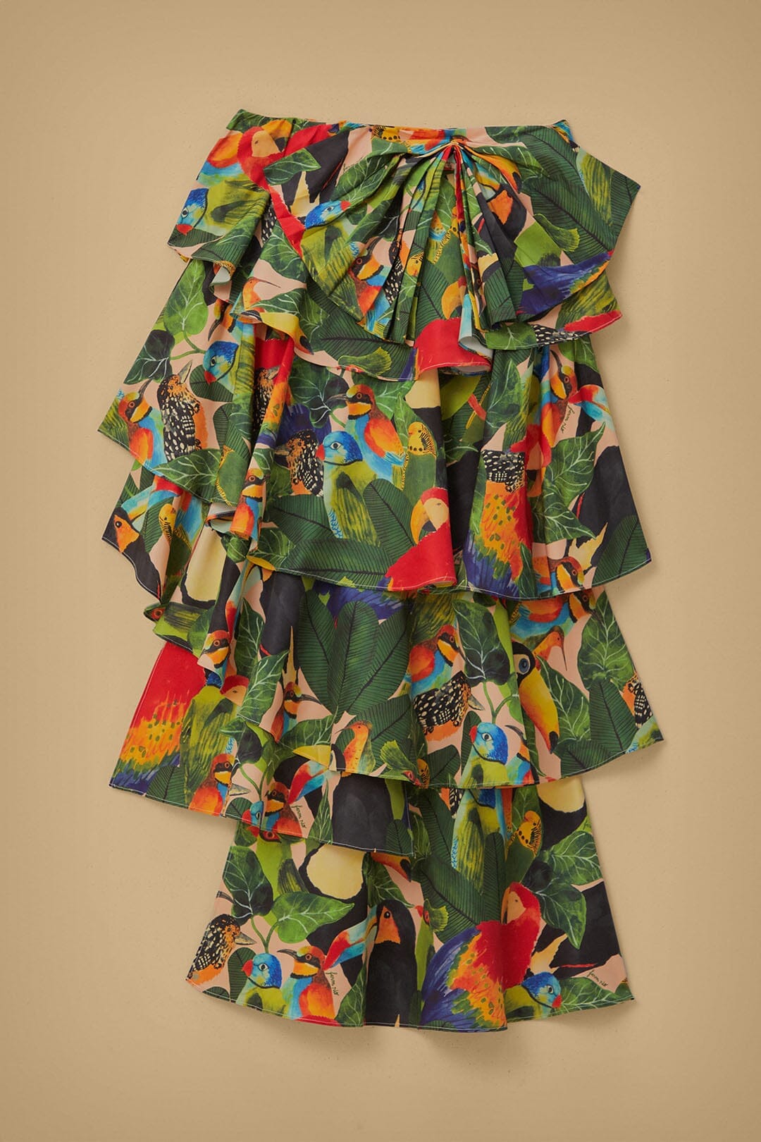 NEW_Bird Leaves Sand Jupes & Shorts - Bird Leaves Sand