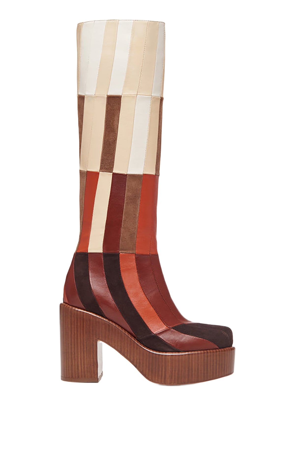 Red Clay Multi / Bottes Brigade 100 en daim - Red Clay Multi
