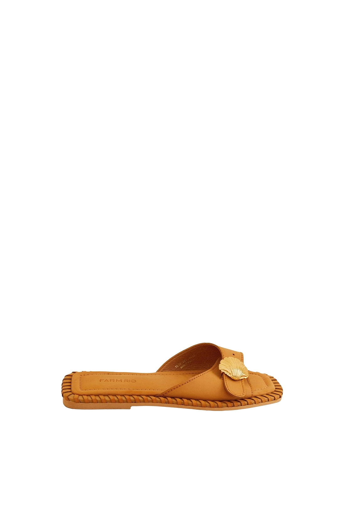 MEDIA OFF LINE_Mules plates Coquillage - Jaune