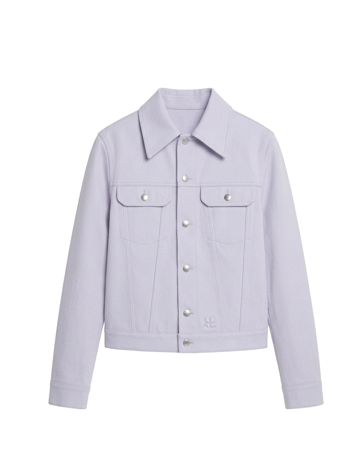 Blouson Trucker V cut - Lavande Foncé