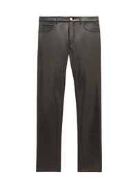 Pantalon 5 poches en vinyle - Black