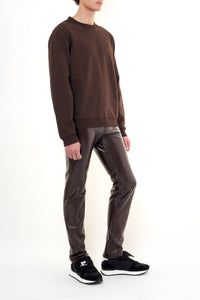 PANTALON 5 POCHES VINYLE-32