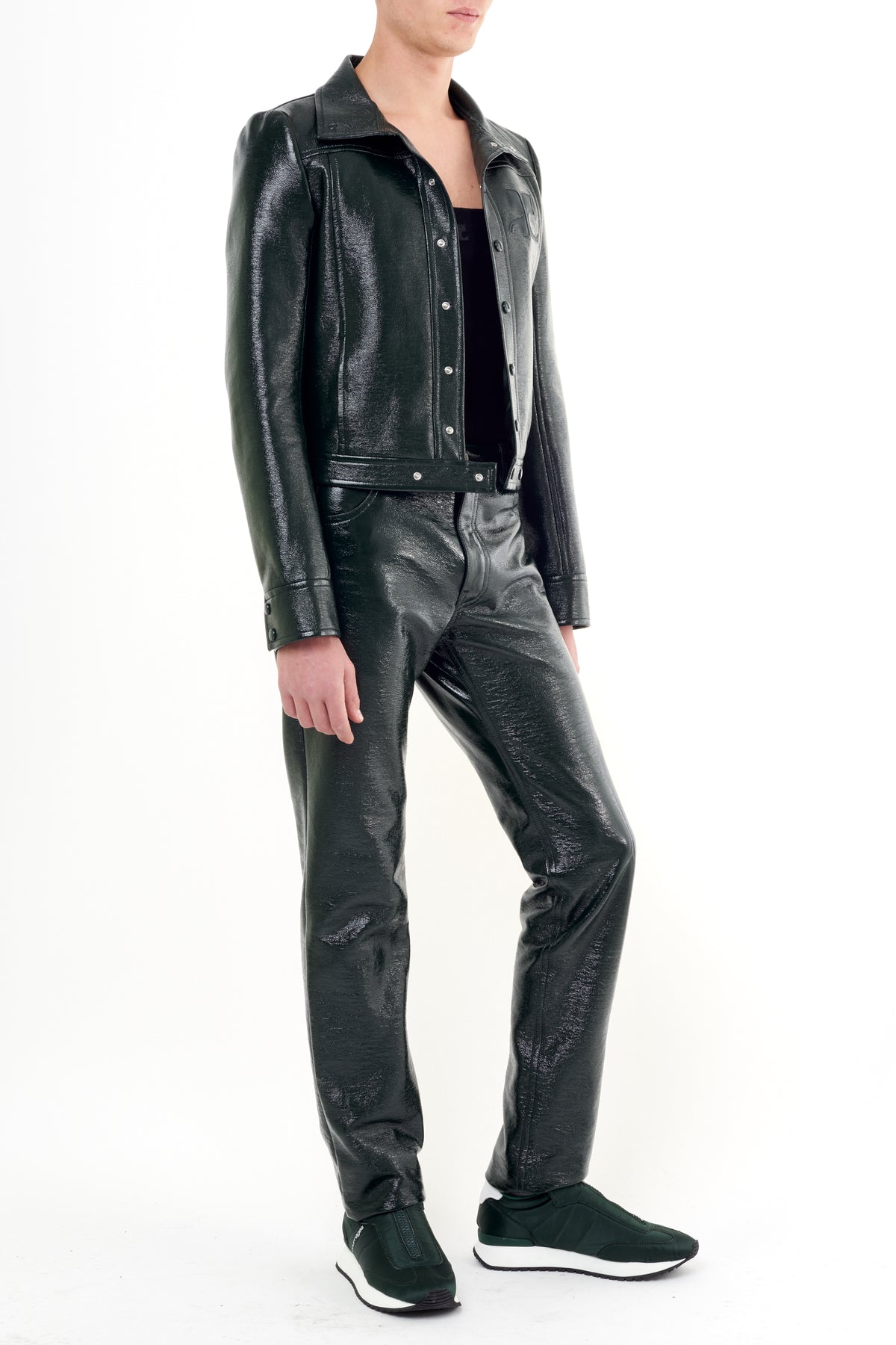 PANTALON 5 POCHES VINYLE-30